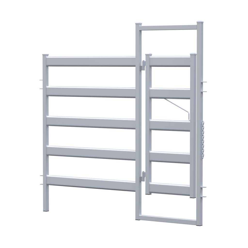 2.1m Bull Rail Manway Gate Panel - Cavalier Livestock Equipment